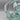 Light Green Glass Orb Sculpture