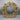 Vintage Dresden Brass Holiday Wreath