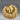 Vintage Brushed Gold Tone Wreath Pin with Faux Pearls