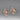 Vintage Pink Leverback Earrings