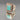 Vintage Navajo Sterling Silver Ring with Turquoise Square Stone - Size 7.25