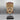 Burmese Carved Wood Deity Mask on Stand