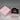 Diamonique Stackable Simulated Diamond and Pink Enamel Rings - Size 7