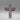 Vintage Sterling Silver Cross Pendant with Marcasite and Garnet Stones