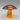 Vintage Brown Glass Mushroom