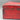 Vintage Red Wooden Document or Storage Box