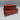 Set of Vintage Red-Lacquered Wood Grain Decorative Storage Boxes