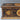 Decorative Wooden Long Box with Black and Gold Lacquered Finish