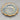 Vintage Handcrafted Studio Stoneware Dish with Scalloped Rim