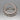Vintage Beau Sterling Silver Scalloped Circle Pin