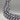 Vintage Dark Gray Cultured Pearl Three Strand Necklace