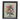 Vintage Botanical Rose Bouquet Print with Dragonfly in Black Gilt Frame