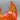 Vintage Viking Glass Company Angelfish #1301 Persimmon