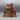 Pair of Vintage Bronze Armor Bookends with Monk & Library