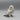 Pair of Decorative Silver-Toned Metal Bird Figurines