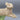 Hen Feathers Vintage Jumping Leaping Bunny Rabbit Sculpture