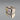 Vintage Sterling Silver Geometric Ring with Multicolor Stones - Size 7