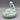 Weller Pottery Hobart Young Girl at Pond with Duck Matte Green Glaze