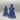 Two 2008 Cowan Pottery Museum Associates Aztec Man Figurines