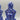 Two 2008 Cowan Pottery Museum Associates Aztec Man Figurines