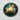 Antique Horse Bridle Rosette with Horse and Rider - Converted to Brooch / Pin
