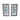 Pair of Vintage Stained Glass Windows
