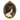 Hand-Colored Portrait Miniature Lithograph of a Renaissance Style Lady in Profile