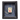 Framed Vintage Mahjong 8 Crack Tile