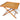 Vintage Faux Bamboo Folding Table