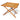 Vintage Faux Bamboo Folding Table