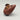Pair of Vintage Danish Modern Teak Wood Mouse Figures with Leather Ears and Tails