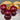 Joan Rivers Enamel Cherry Cluster Pin