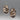 Vintage Barrera Scalloped Clip Earrings
