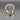 Sterling Silver CZ Concave Ring - Size 6