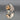 Orit Schatzman Sterling Silver Orange Stone Ring - Size 9