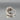 Vintage Sterling Silver Cushion Cut Sparkling Ring - Size 8.25