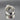 Vintage Sterling Silver Geometric Three Stone Ring - Size 8.75