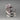 Vintage Sterling Silver Pink Ring - Size 8.25