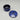Moroccan Blue and Black Pottery Lidded Pot