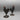 Pair of Iron Heart Candlesticks with Welded Bases