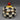 MacKenzie-Childs Courtly Check Enamel Squashed Pot with Lid – Black & White Checkered Design
