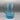 Michael Egan Green Mountain Glassworks Aqua Blue Controlled Bubble Hand-Blown Glass Pitcher