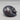 Nunwell Hand-Blown Signed Black & Blue Glass Cat Paperweight Figurine, 2005