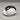 Nunwell Hand-Blown Black & White Glass Cat Paperweight Figurine