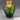 Murano Italy Emerald Green Art Glass Vase with 24K Gold Gilt Floral Decoration from Galleria San Marco