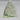 Lalique France “Papillon Ailes Fermées” (Closed Wings Butterfly) Green Crystal Figurine Sculpture with Hand-Painted Accents