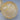 Pair of Vintage Hand-Blown Gold Flecked Art Glass Decorative Spheres