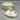Vintage Herend Queen Victoria Hand-Painted Porcelain Covered Sugar Bowl with Butterfly Finial