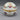 Vintage Hand-Painted JD Dumont Porcelain Round Floral Trinket Box with Gold-Tone Metal Mount and Hinged Clasp