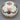 Vintage Hand-Painted JD Dumont Porcelain Round Floral Trinket Box with Gold-Tone Metal Mount and Hinged Clasp
